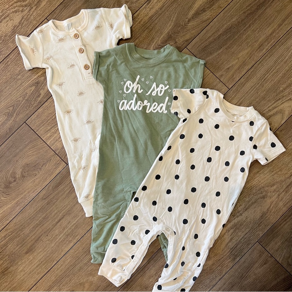 Short sleeve romper set - 12 month